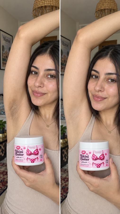 نتيجة قبل وبعد مع Bikini Butter